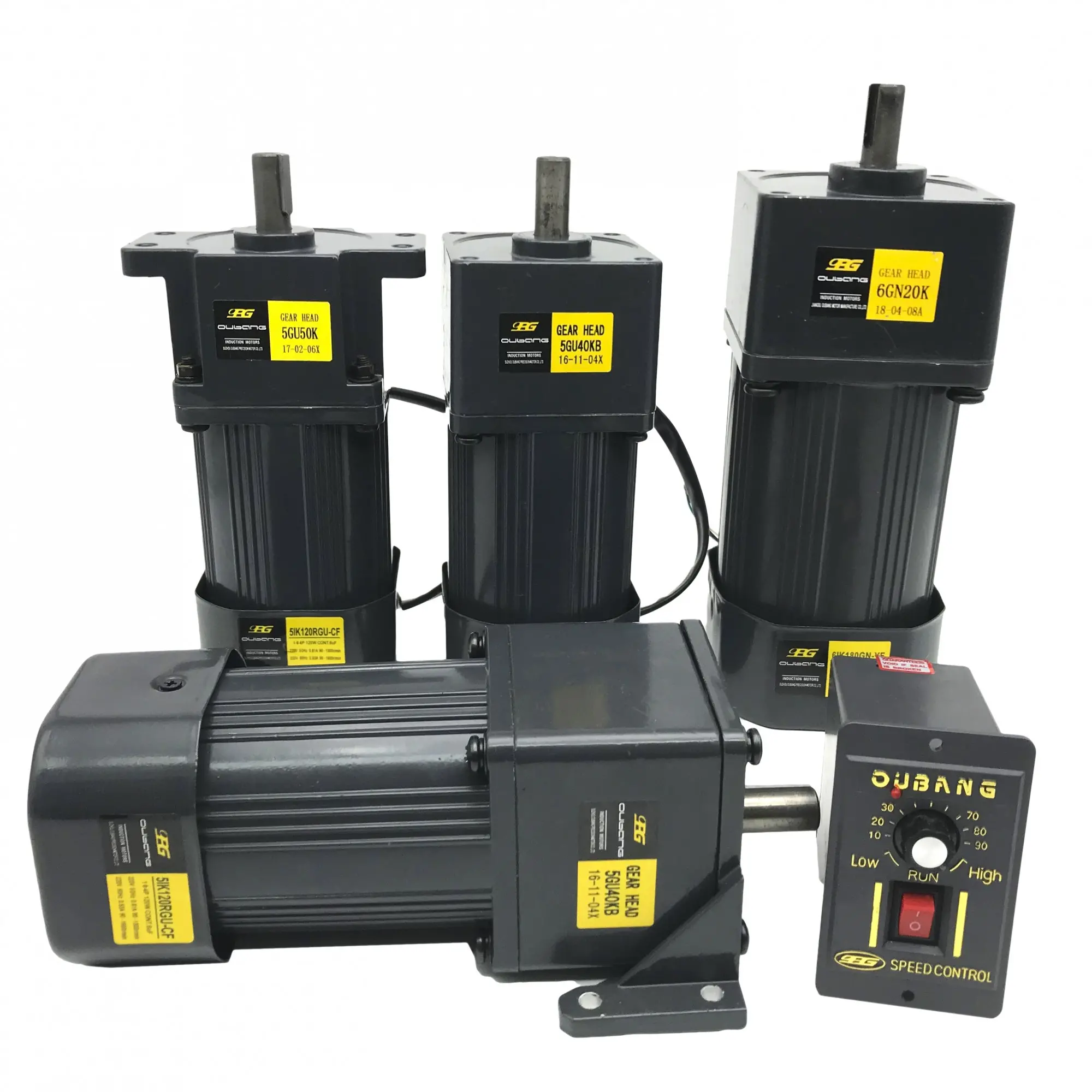 江苏欧邦OBG齿轮减速机调速马达6W-3700W