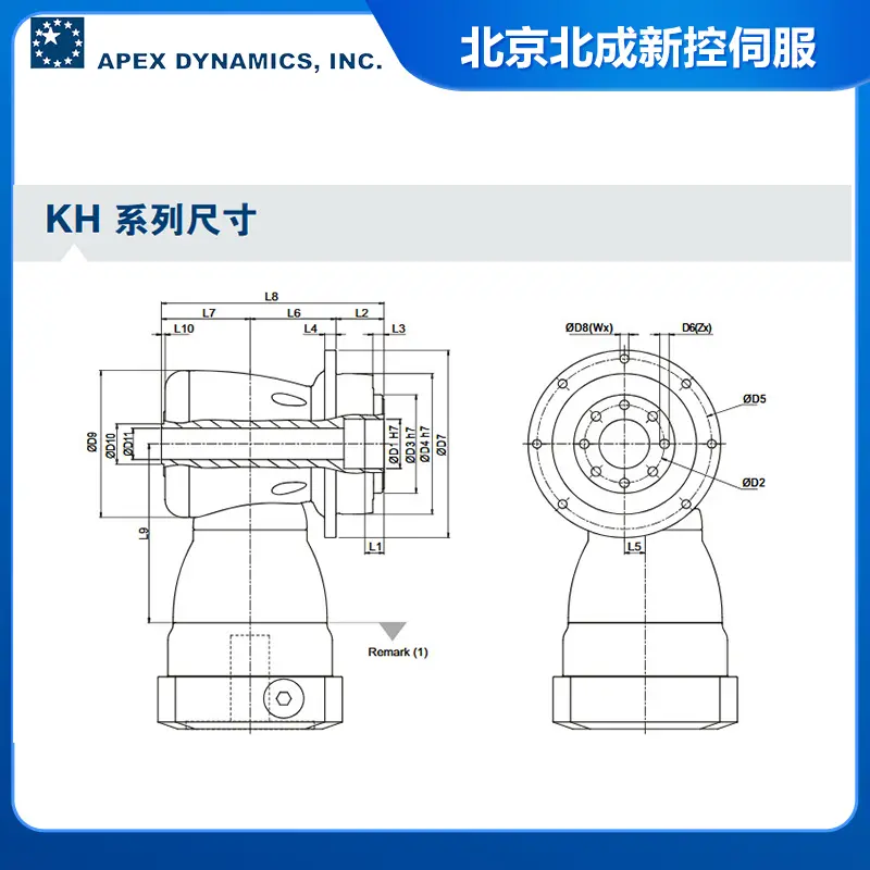 Apex精锐广用高性能双曲面齿轮减速机KF/KH 高效能 安装灵活