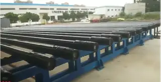 上料翻板 输送辊轮 电动平移 输送V链 晾干链 喷漆线辅助设备 可单一定制 - 3