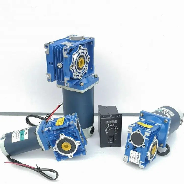 12V24V48V涡轮蜗杆直流减速电机