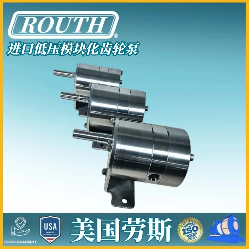 进口低压模块化齿轮泵 不锈钢 圆弧 摆线 液压 高压 RTCL 美国劳斯ROUTH - 3