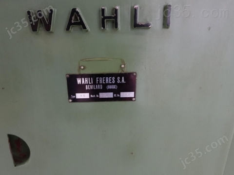 WAHLI W 90 二手瑞士滚齿机