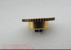 9KG舵机齿轮 铜齿轮 三级铆压齿 47T/10T 小模数齿轮
