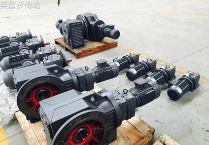 压滤器静音减速机,SAF87R57-1.5KW,轴装法兰斜齿轮蜗轮蜗杆