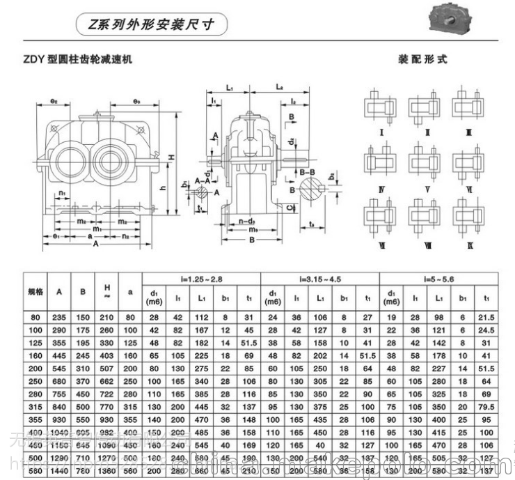 ZDY560圆柱齿轮减速机，泰兴减速机厂家现货，重型微型减速机 - 2