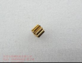 9公斤舵机齿轮 铜马达齿 M0.25*10T 小模数齿轮