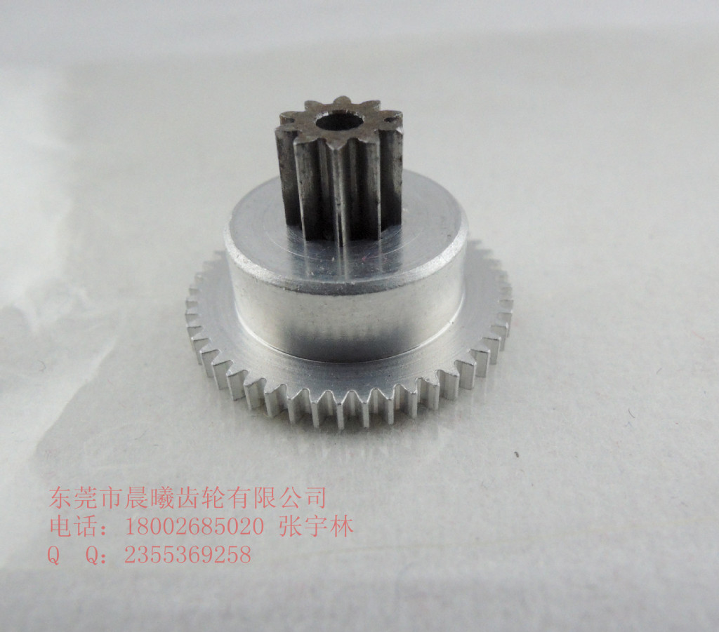 9千克舵机齿轮 铝齿轮 三级铆合齿 48T/13T 小模数齿轮 - 2