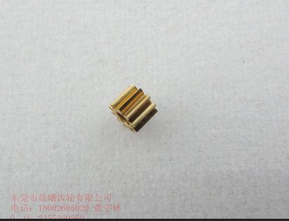 9公斤舵机齿轮 铜马达齿 M0.25*10T 小模数齿轮