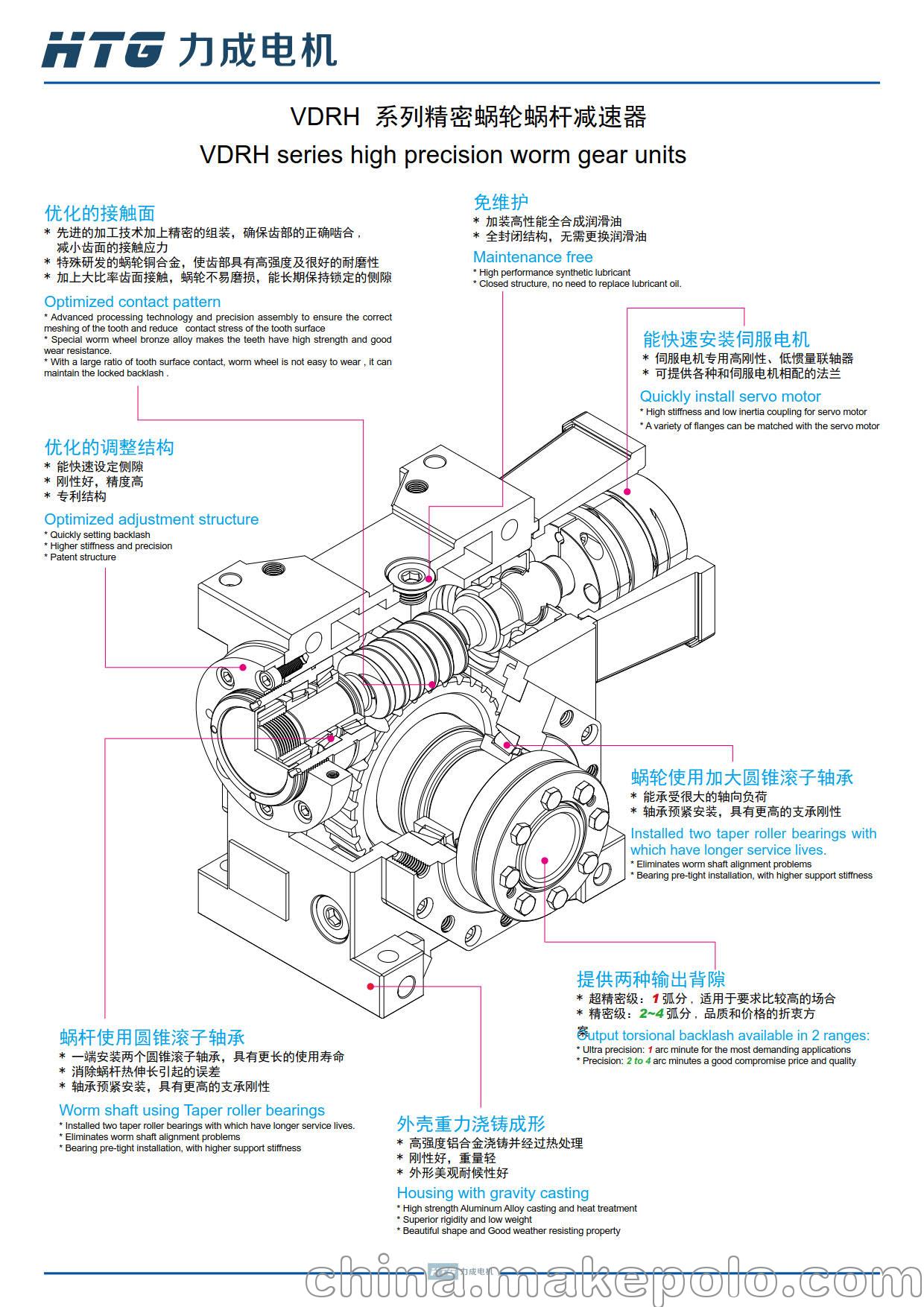 精密蜗轮蜗杆减速机、力成1弧分手机打磨蜗轮减速机 - 3