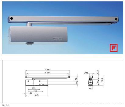 供应GEZE盖泽TS3000V齿轮齿条式闭门器