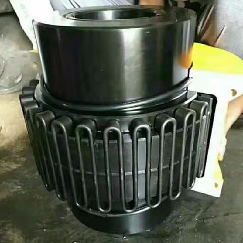 可非标定制45钢蛇簧联轴器6110T05 6120T05 6130T05保护壳JS8 JS6黄壳