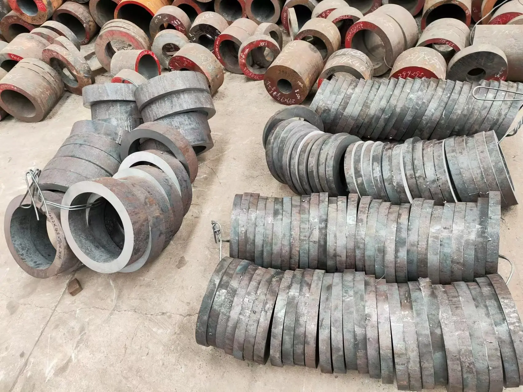 42CrMo大口径机械加工管齿轮钢厚壁无缝钢管切割可做热处理 - 3