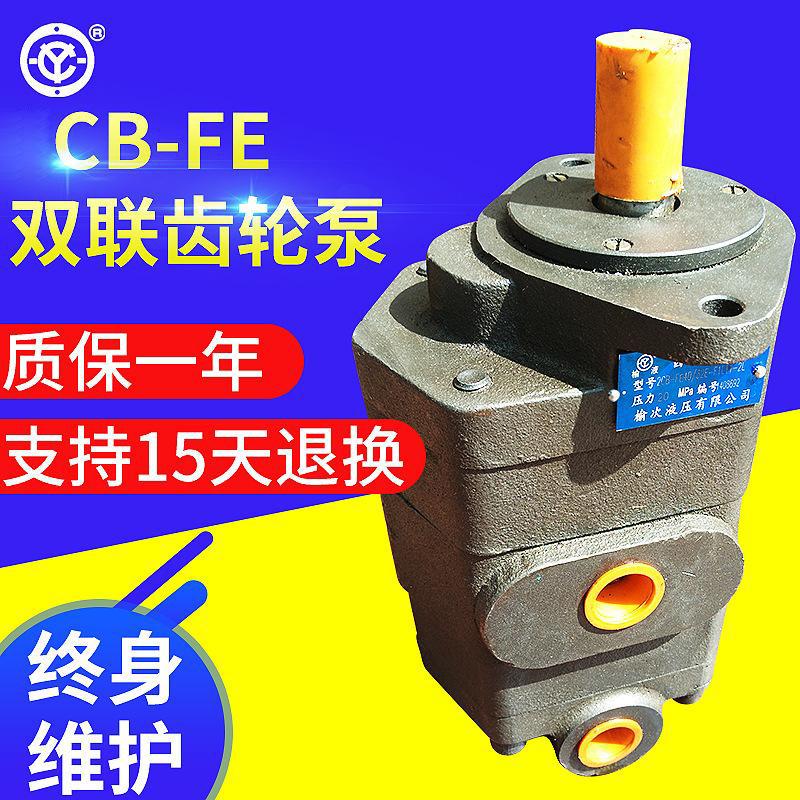 CB-FE双联齿轮泵 榆次精密增压泵 液压油泵