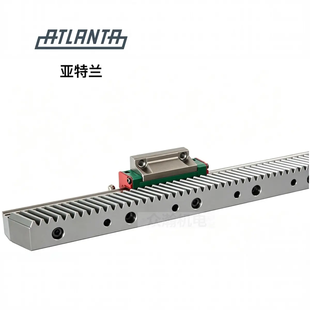 德国 ATLANTA 亚特兰 UHPR 斜齿条 Q3/Q5 级精密磨削齿条 龙门加工中心齿轮齿条传动 - 3