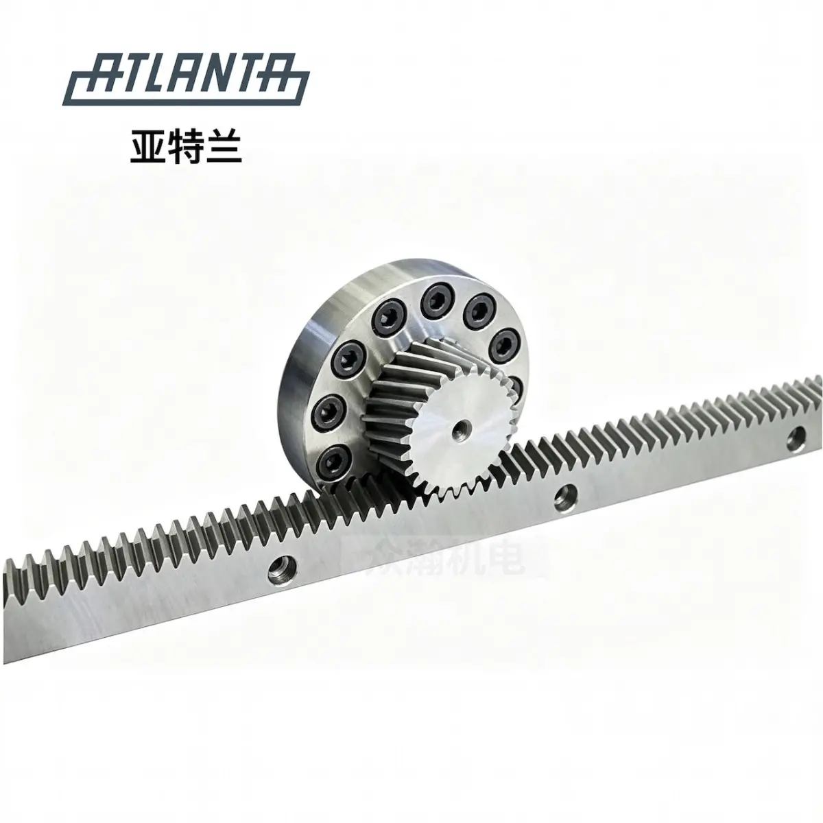 德国 ATLANTA 亚特兰 UHPR 斜齿条 Q3/Q5 级精密磨削齿条 龙门加工中心齿轮齿条传动 - 2