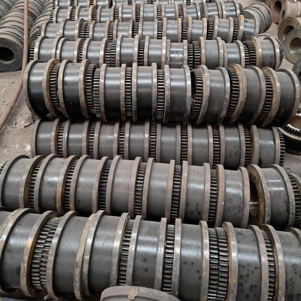 起重机单梁主动轮齿圈LD200/300/400平面凹面齿圈行车行走轮齿圈艾力信
