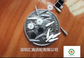 精密小模数POM塑胶精密齿轮 标准双联齿轮