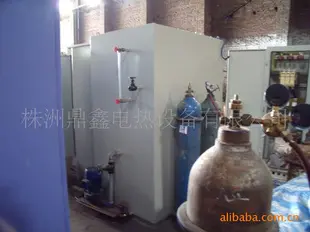 中频炭化炉+间歇式感应加热炉