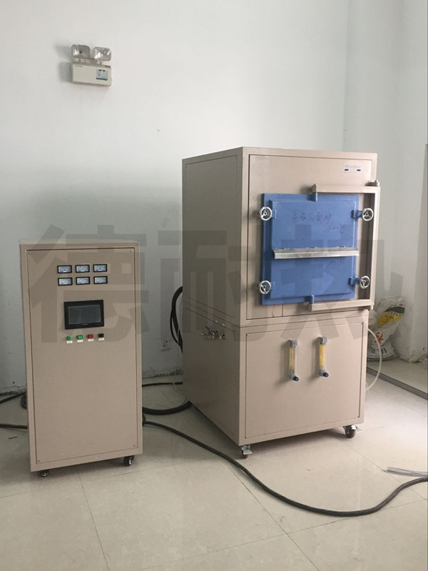 淄博双壳水冷密封1700度可通惰性气体真空气氛炉