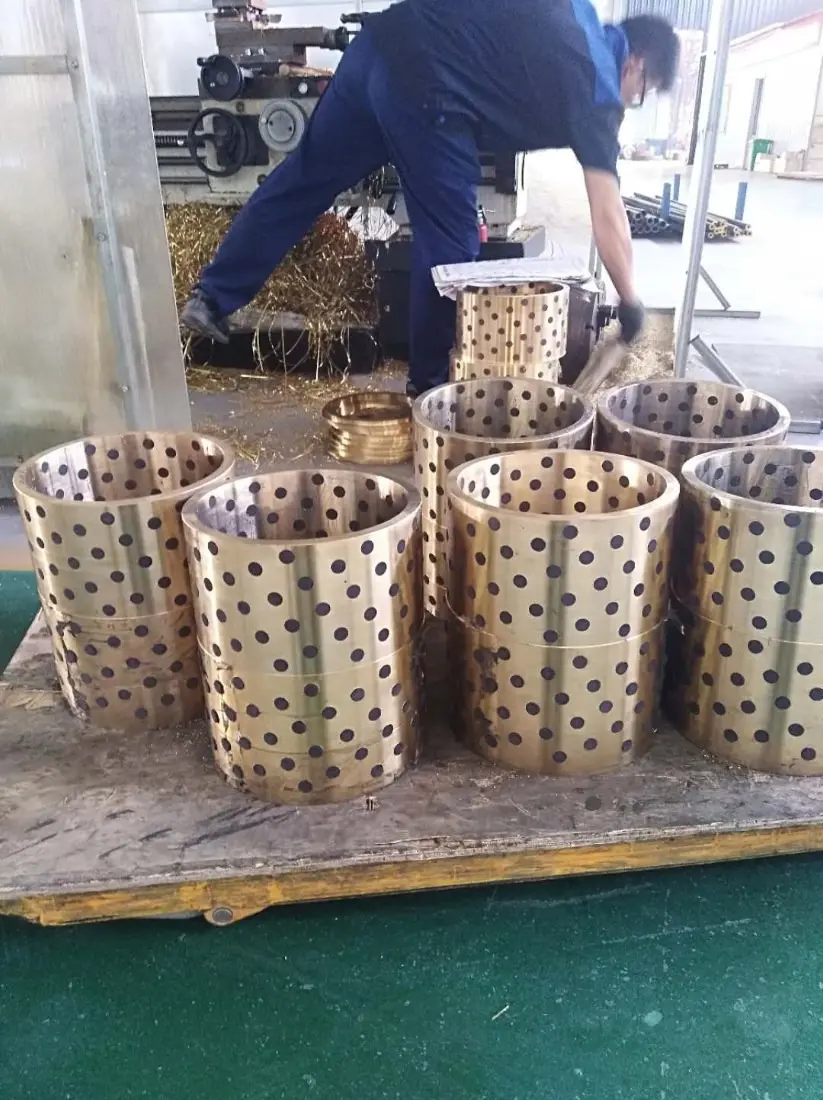 自润滑轴承 锻压设备配件自润滑轴承 非标定制 铜套 锻压设备铜套