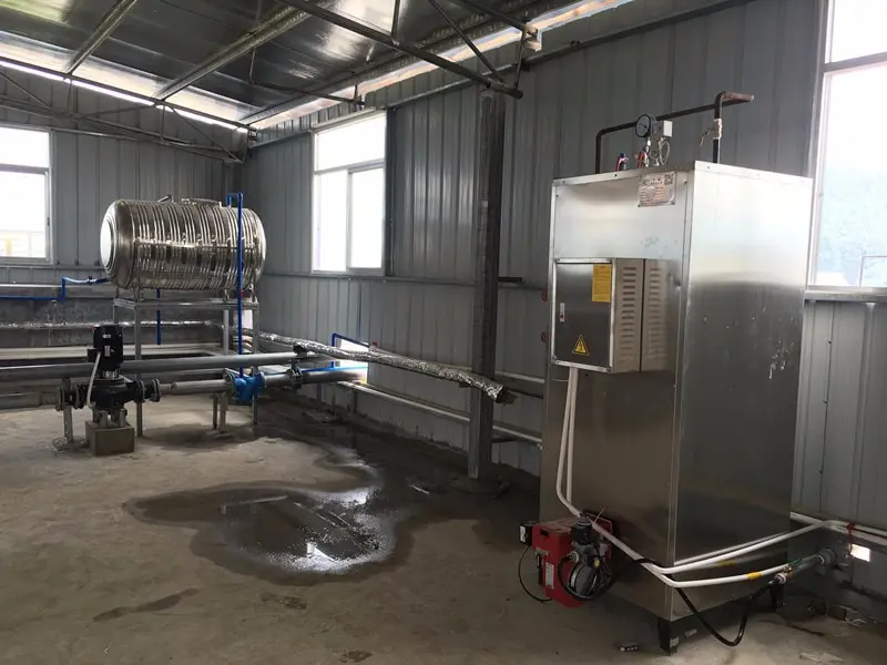 龙虾泡沫保温箱专用型配套设施200KG天然气燃气蒸汽锅炉加热炉