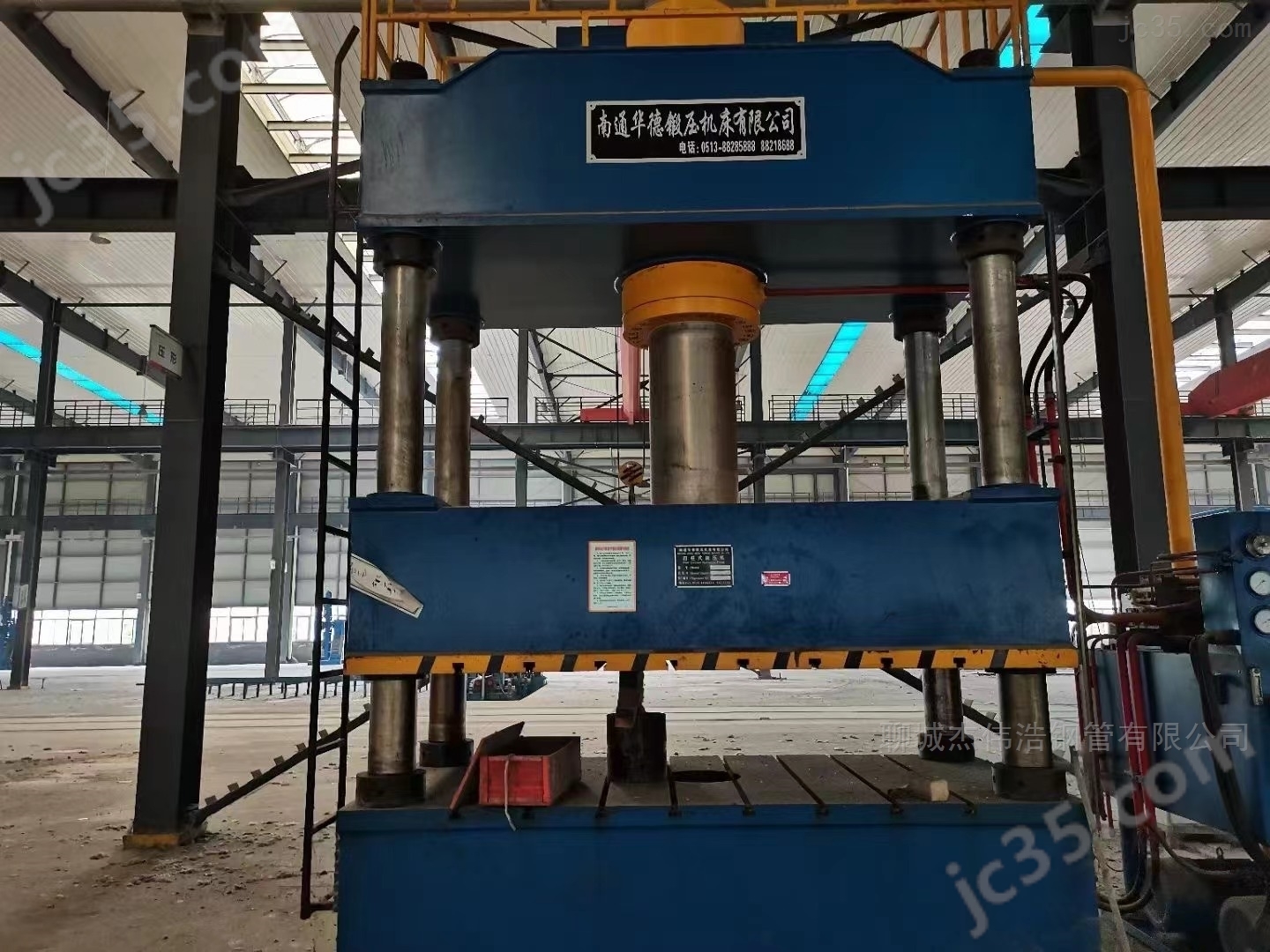 500T 二手出售南通华德500吨四柱油压机