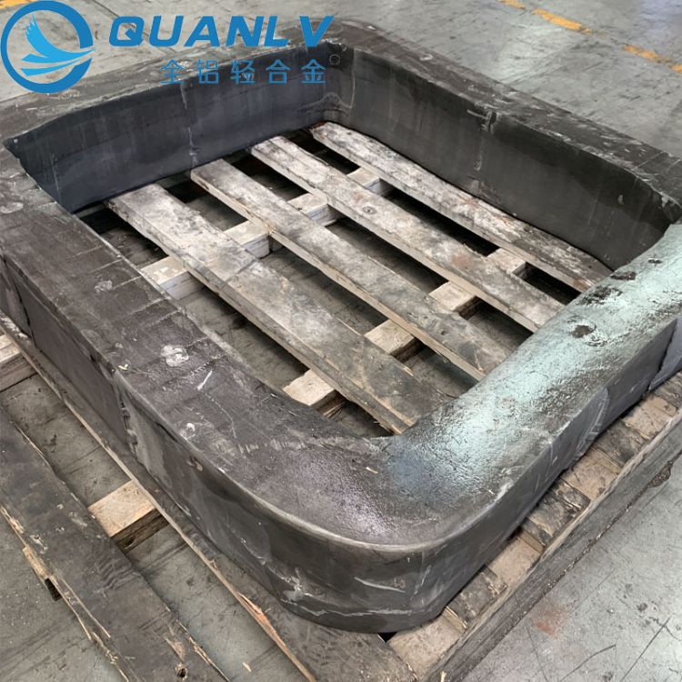 5A06铝锻方环 铝自由锻件 铝锻环 铝模锻件 大型铝锻环铝锻环 - 3