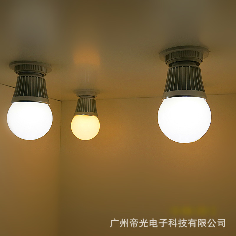 270/360度全周光冷锻led球泡灯高光通量高显色性能-7W 质保3年 - 4