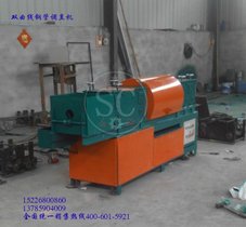 建筑工地租赁站架子管校直机 脚手架双曲线钢管调直机刷漆除锈