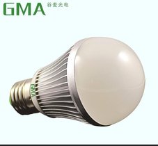 谷麦工厂供应2013灯泡宽电压大功率led灯泡7W冷锻LED球泡灯