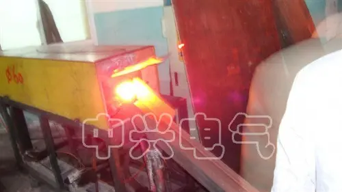 铜管件高频中频感应加热锻造炉锻造设备