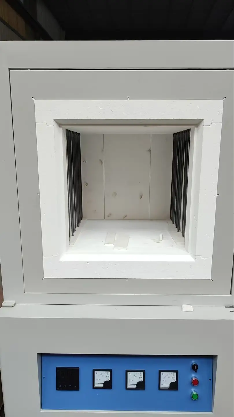 黄石温场均匀可开观察孔箱式1700度实验室热处理炉 - 3