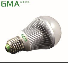 推荐谷麦新品LED节能球泡灯具 5W冷锻大功率节能室内 球泡照明