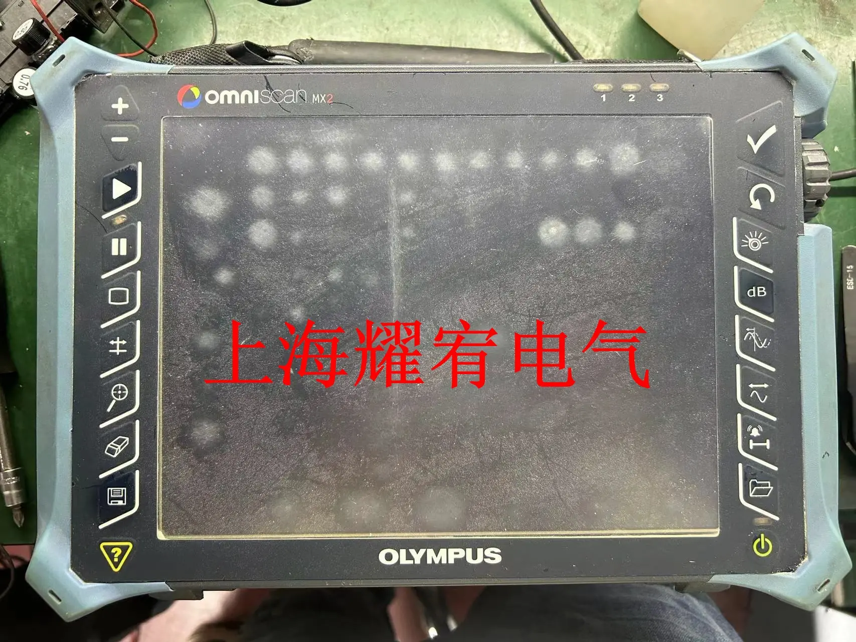 维修奥林巴斯超声波探伤仪开机屏幕没反应(当天修好)