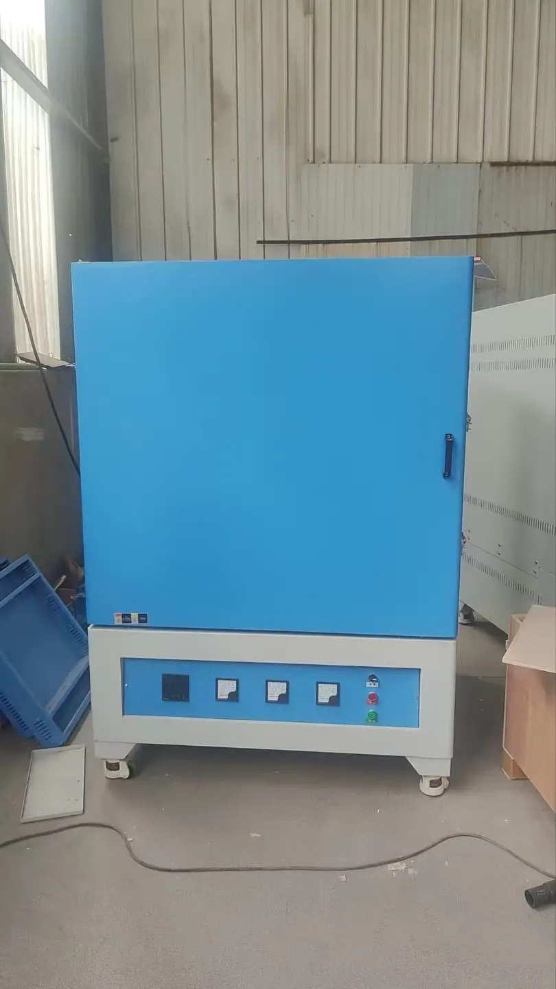 上海新材料热处理陶瓷纤维炉膛1200度高温一体箱式马弗炉 - 2