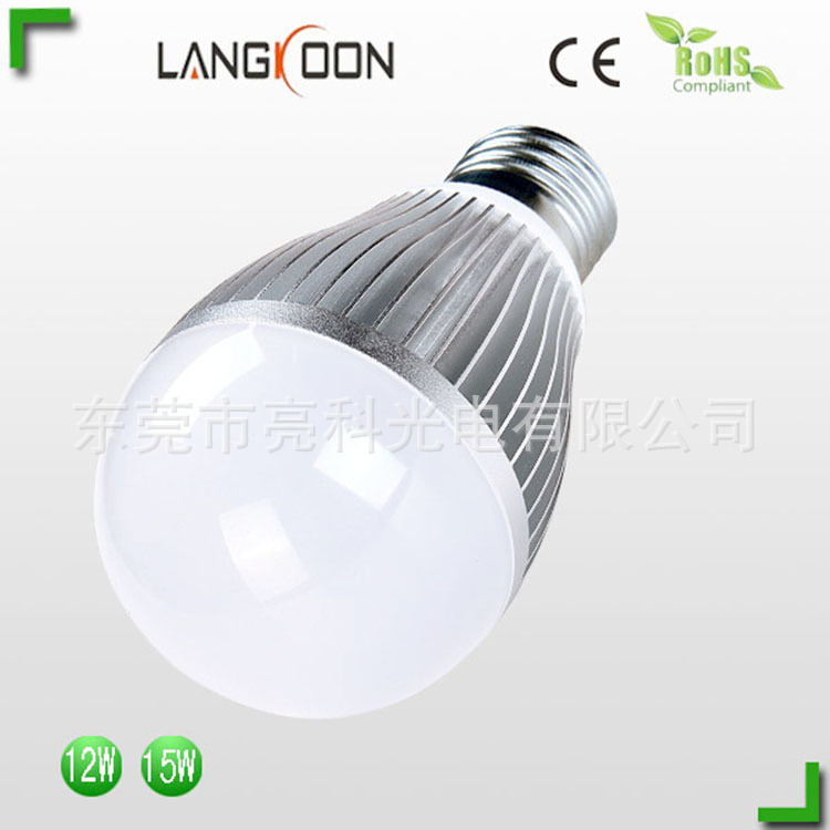 超强亮大功率 LED冷锻球泡灯 大螺口LED 灯光暖白正白橙色 - 2