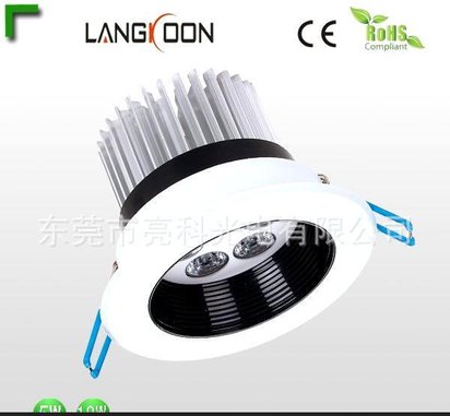 厂家供应冷锻LED天花灯 12WLED天花灯 冷锻散热器天花灯