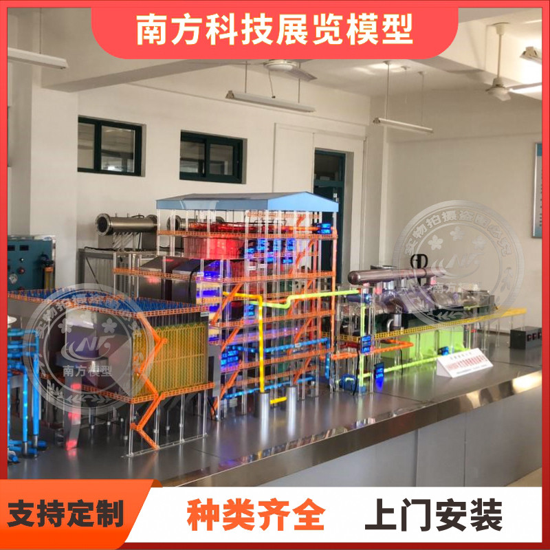 绿色低碳CCUS示范展示沙盘模型设计制作 1:30回转式排尘器模型
