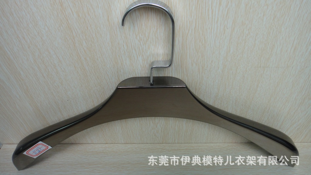 服装店电镀衣架、塑料电镀衣架、防滑电镀衣架、金色电镀衣架 - 2