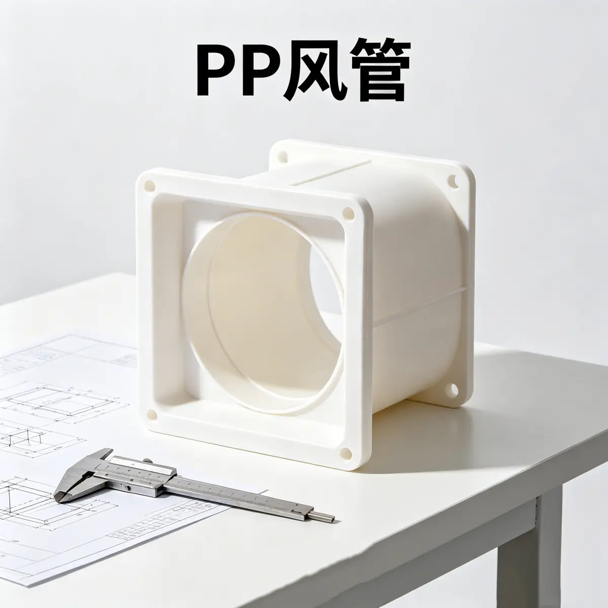 电子厂PP风管 药厂通风PP管道 塑料防腐通风管