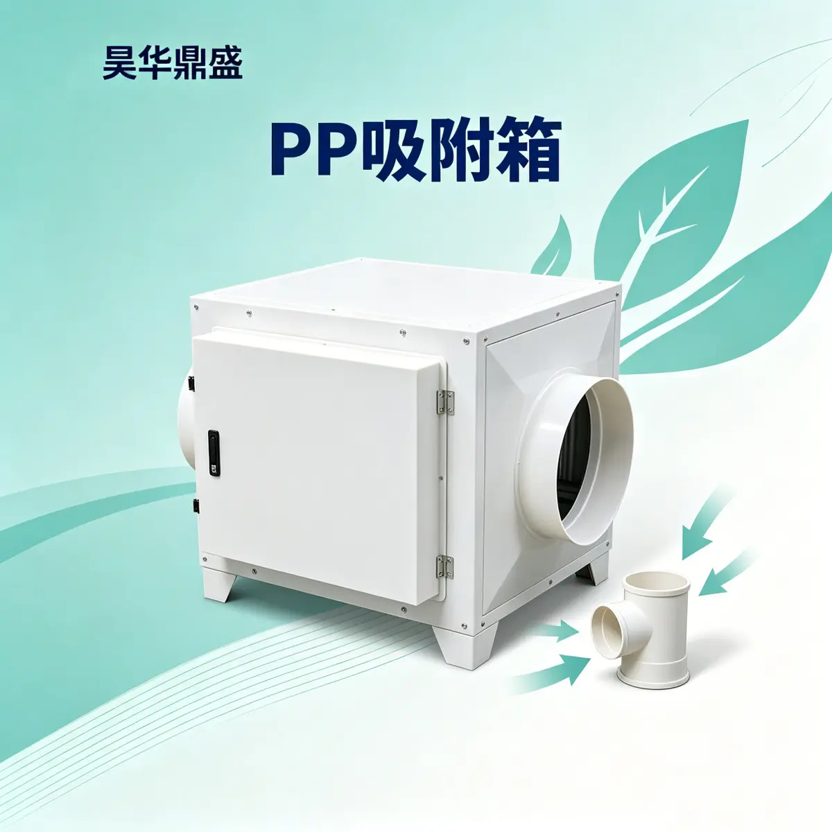 小型PP吸附箱 PP吸附箱电镀废气吸附 PP吸附箱配套喷淋塔 - 2