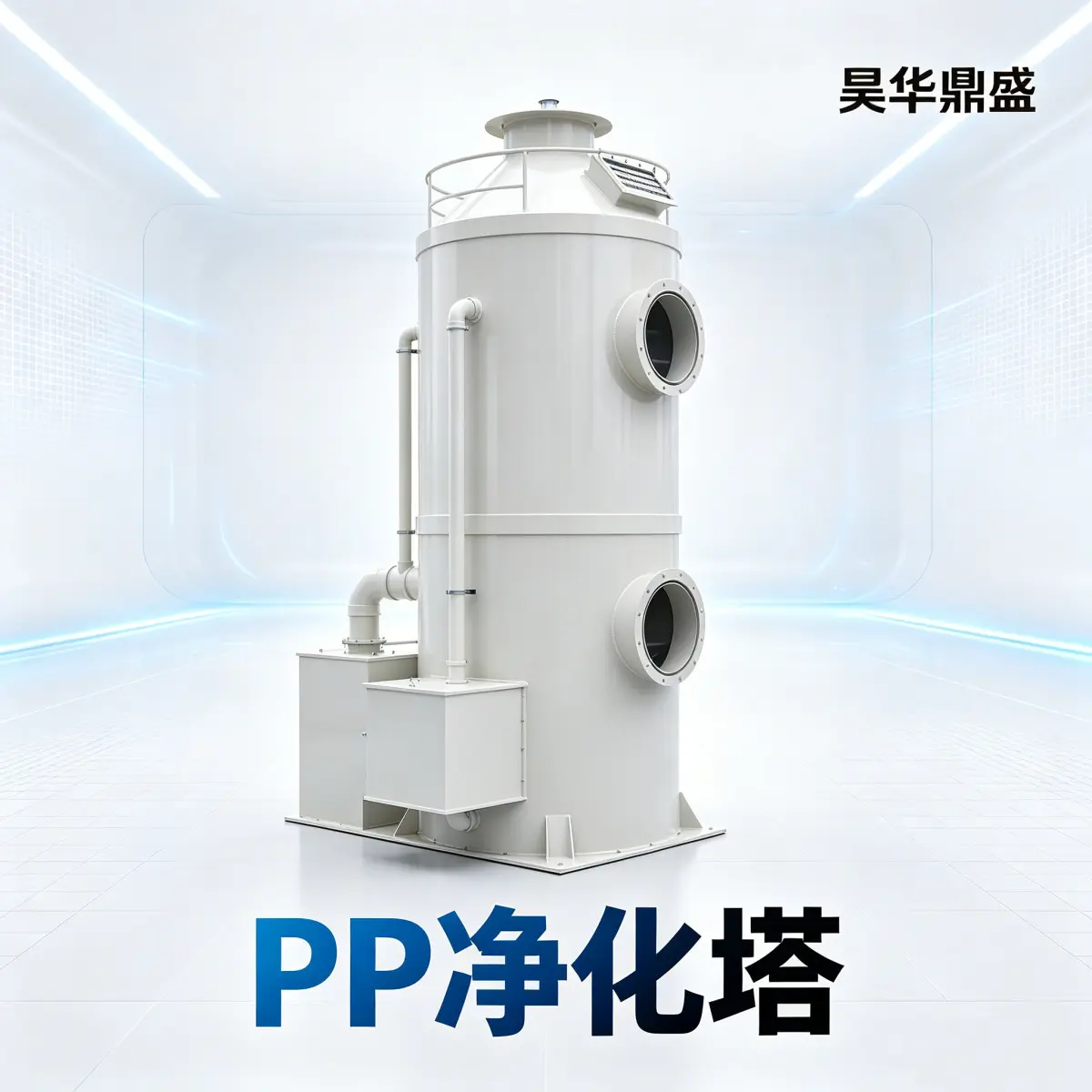 电镀PP净化塔 pp净化塔工作原理 金属酸洗PP净化塔