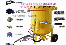 深圳市 浩荣供应 HR108P移动开放式喷砂机