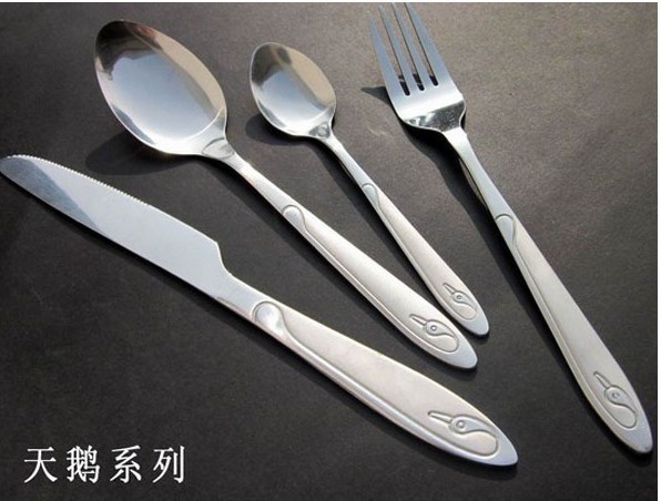 供应佳艺不锈钢餐具,礼品餐具刀叉勺 镀金西餐具 套装 - 3