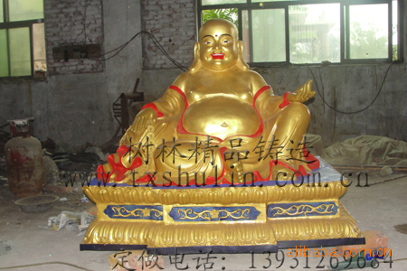 供应金如意，如意铜雕，礼品铜雕，铸铜礼品，镀金礼品树林铜雕 - 2