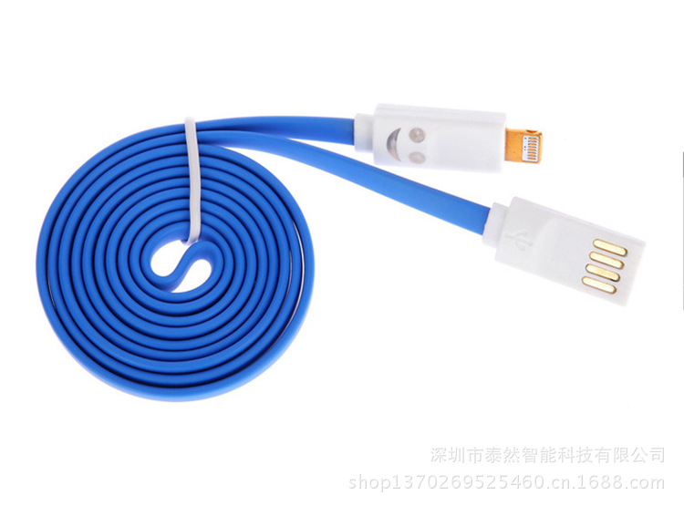小米HTC双面USB镀金数据线 Micro V8双面USB数据线 厂家直销 - 2