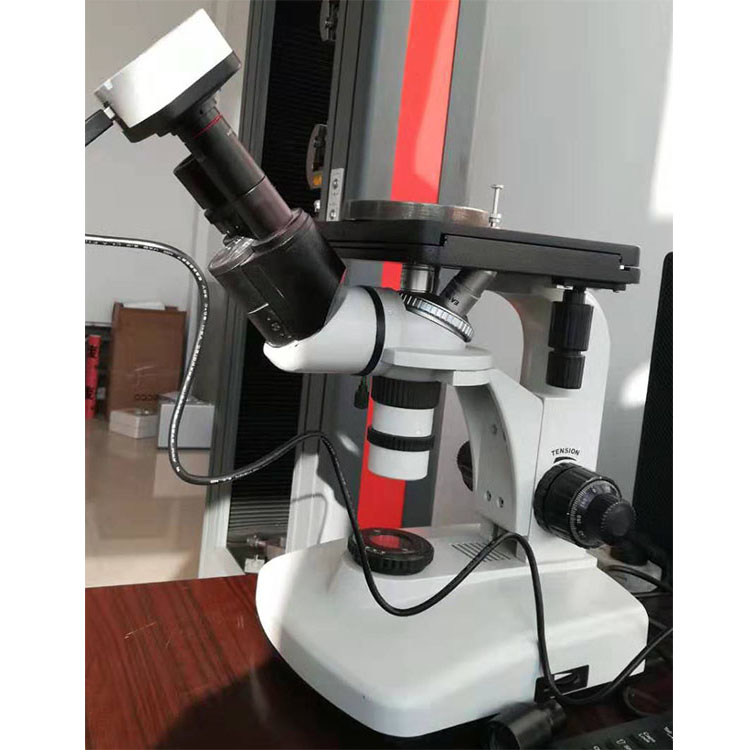 散热器水室黄铜片显微组织测试仪 金相显微镜4XB 选配软件电脑 - 3