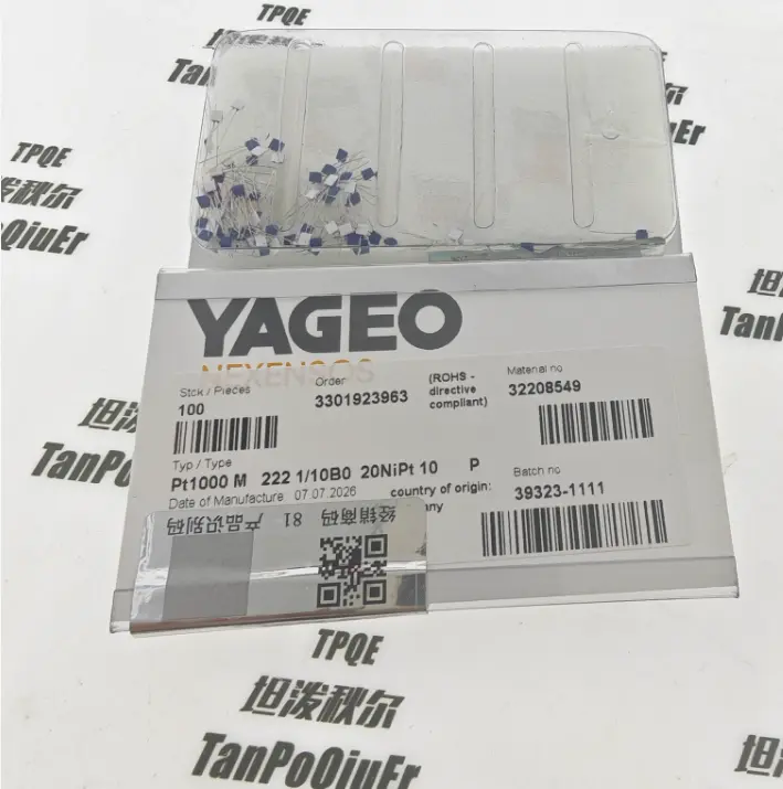 Yageo Pt1000 M222 1/10B 32208549温度传感器