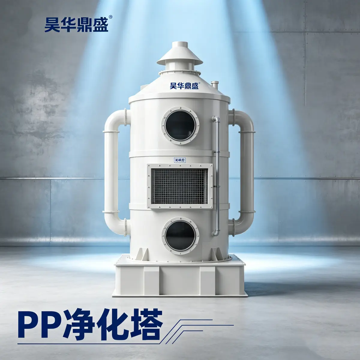 实验室PPH净化塔_PPH净化塔低噪音净化设备_耐酸碱PPH净化塔 - 2