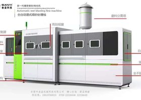 液体喷砂机全自动输送式适合陶瓷基板喷砂